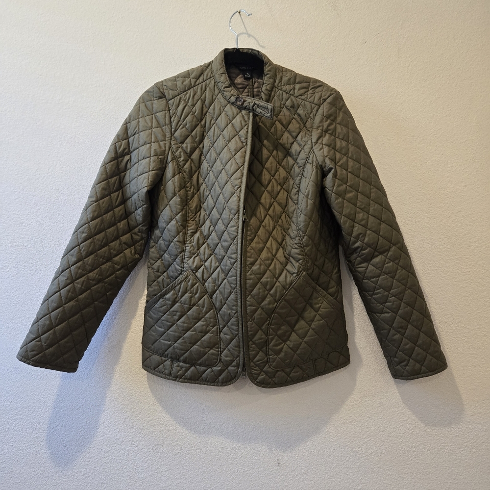 Banana Republic  Olive green quilted Jacket size M